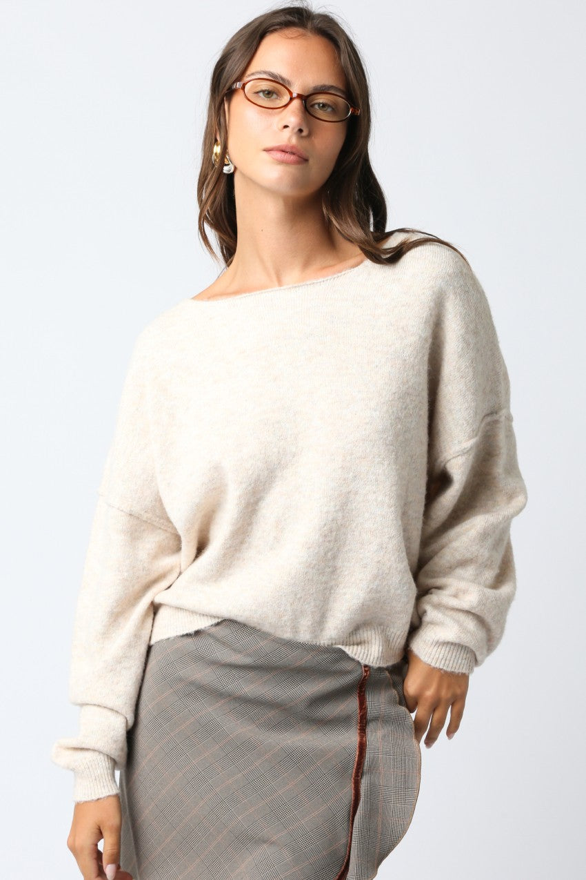 Oversized Crew Neck Sweater