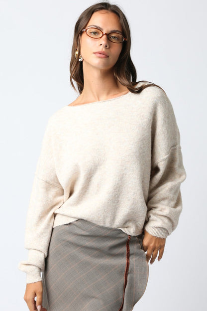 Oversized Crew Neck Sweater