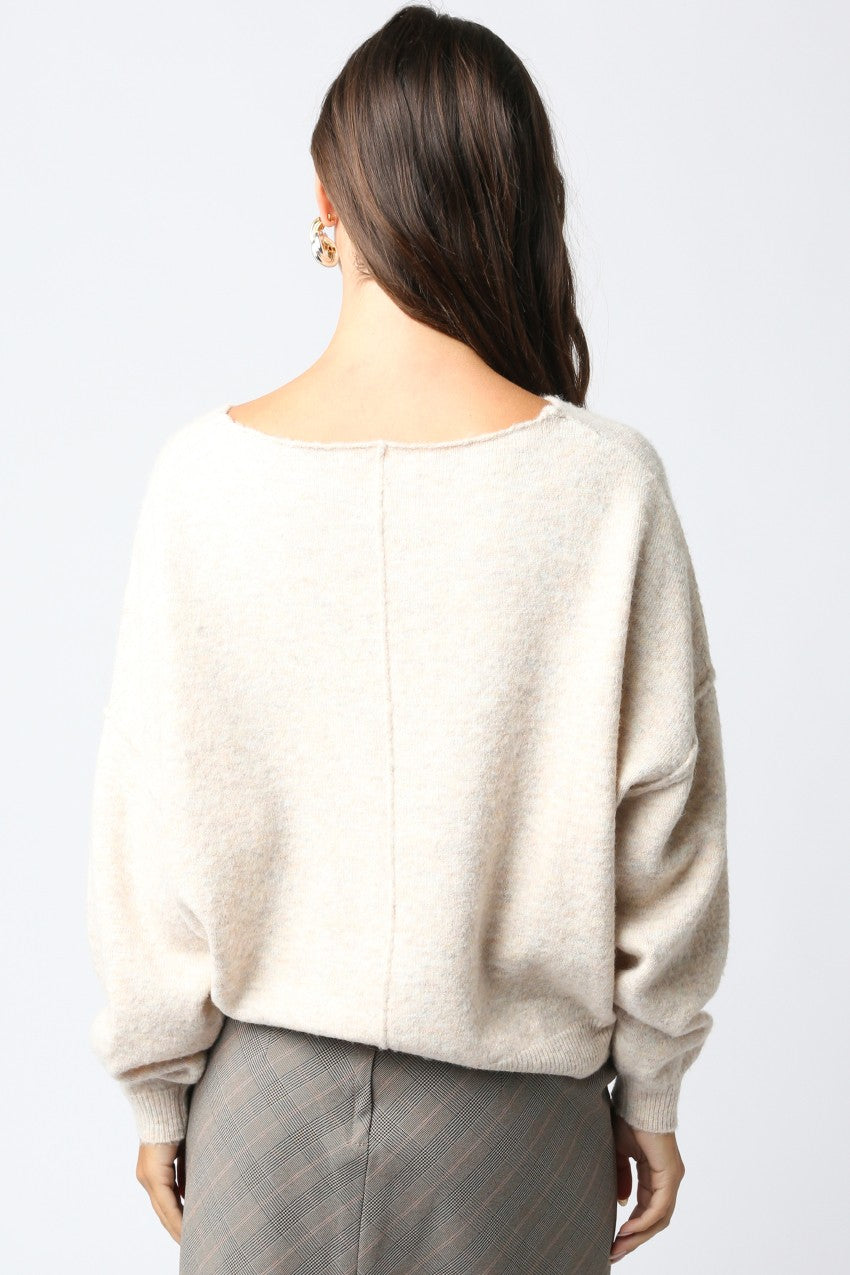 Oversized Crew Neck Sweater