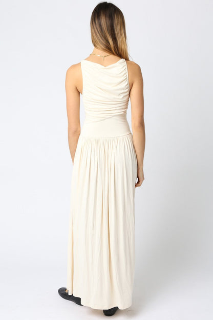 High Neck Maxi Dress