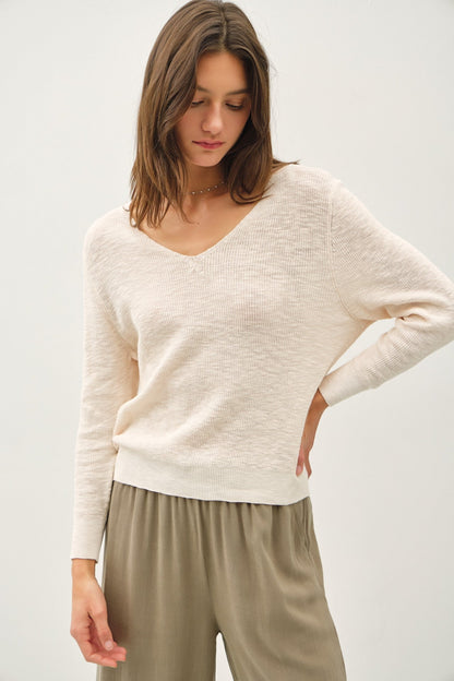 Lightweight V-Neck Sweater