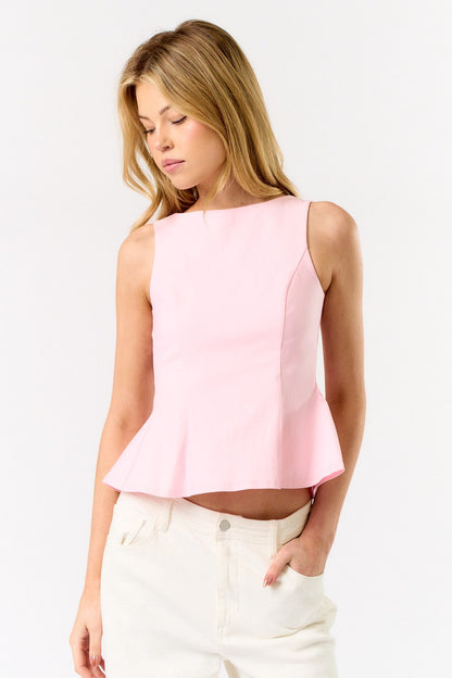 Bow Back Boat Neck Tank