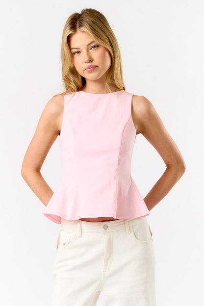 Bow Back Boat Neck Tank
