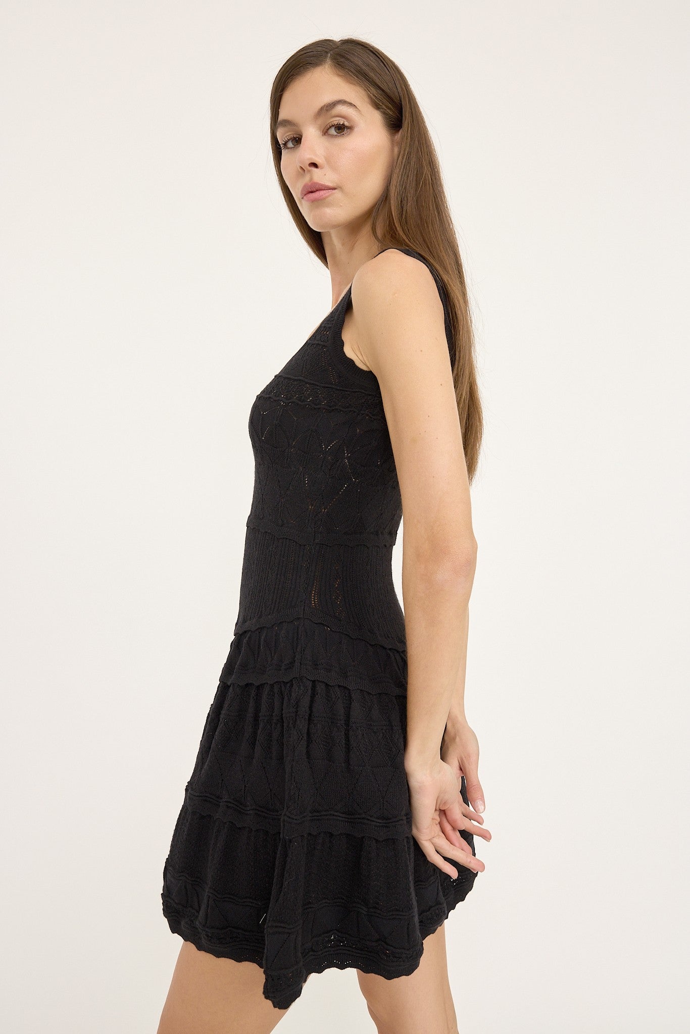 Fit & Flare Knit Dress