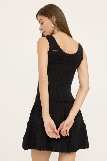 Fit & Flare Knit Dress
