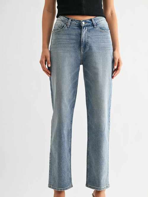 JBD V-Waist Straight Leg Jean
