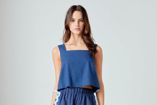 Endless Rose Ric Rac Sleeveless Top
