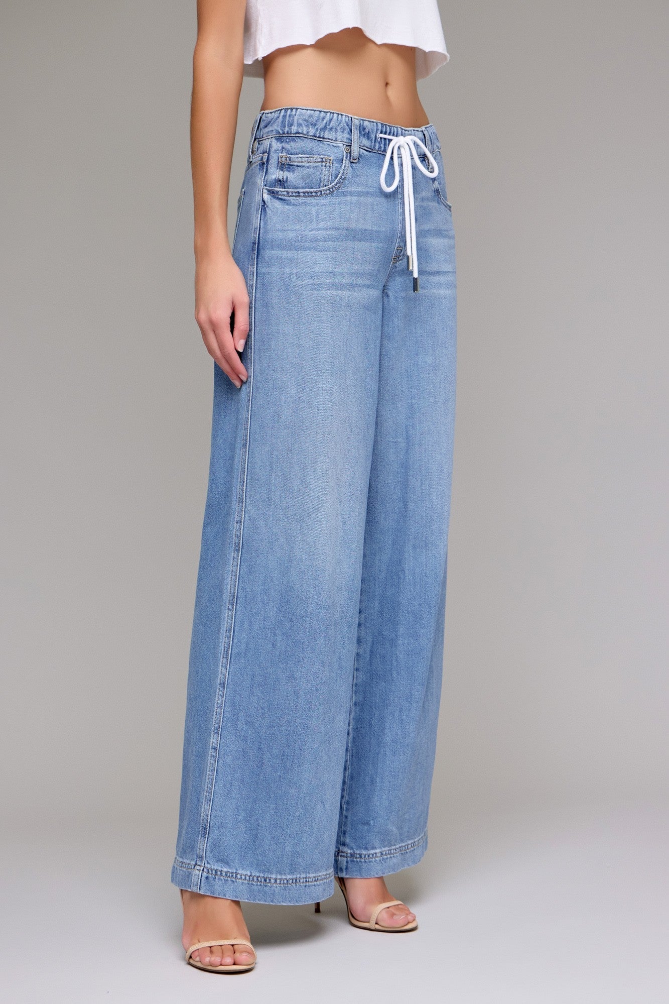 Hidden Nori Super Soft Drawstring Waistband Jean