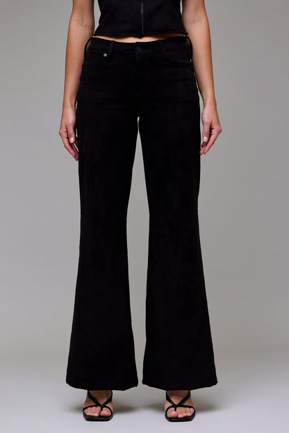 Hidden Suede Stretch Comfort Flare Pant