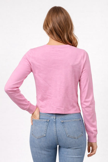 Basic Button Up Cardigan Sweater