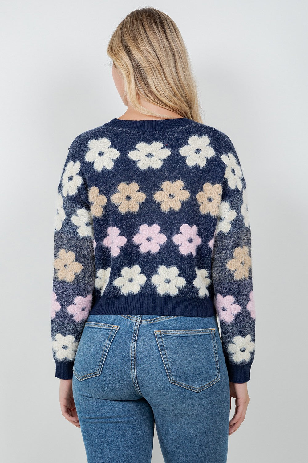 Flower Pullover Sweater