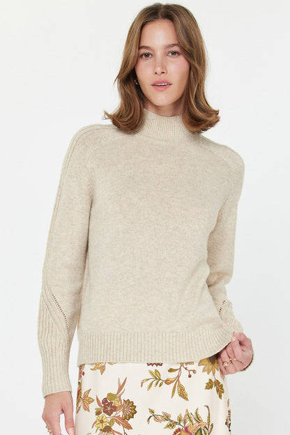 Current Air Turtleneck Cashmere Blend Sweater