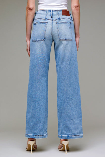 Hidden Logan Mid Rise Dad Jean