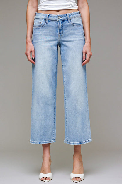 Hidden Logan Mid Rise Petite Dad Jean