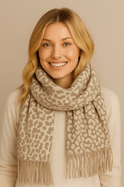 Leopard Print Scarf