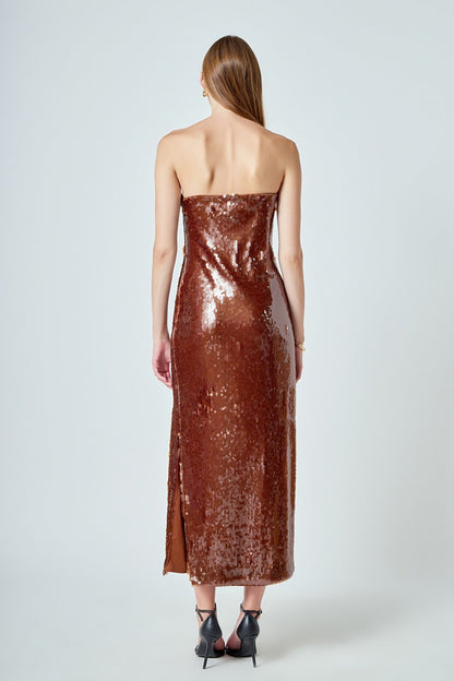 Sequin Maxi Dress
