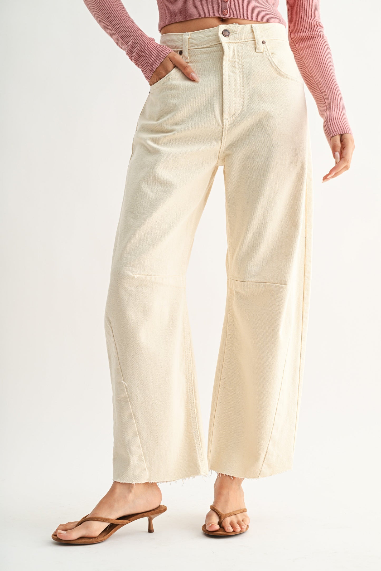 JBD Barrel Jean With Seams