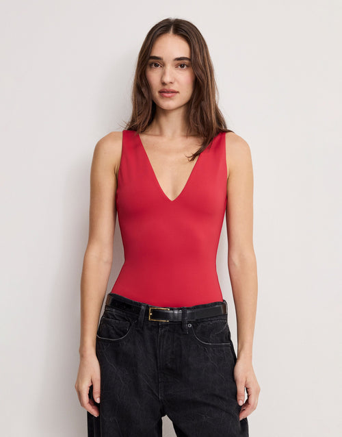Good American Scuba Deep V Bodysuit