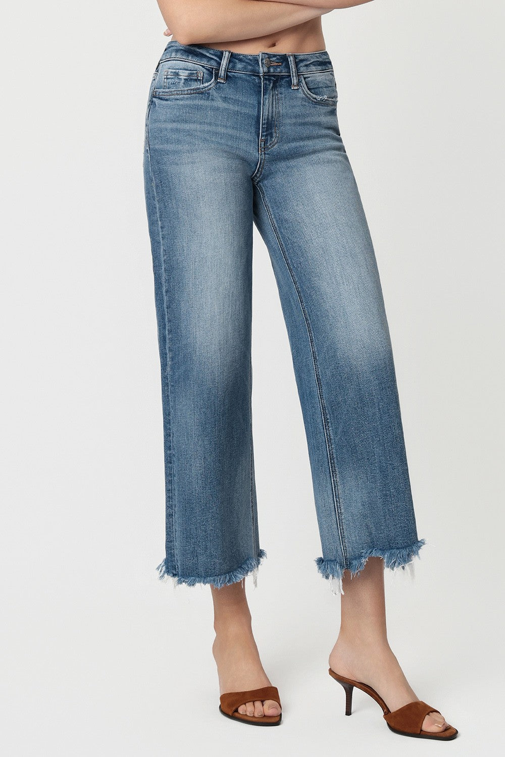 Flying Monkey High Rise Crop Wide Leg