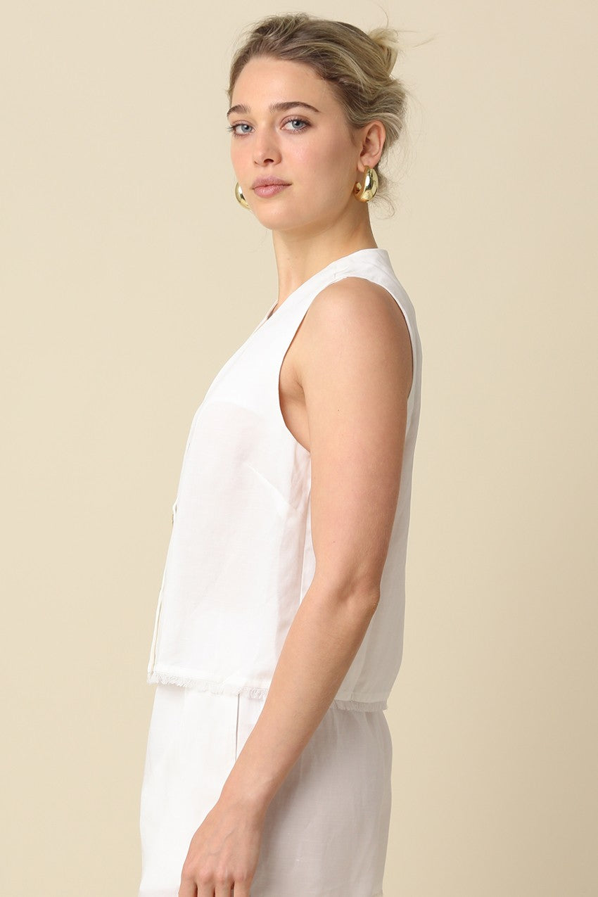 Linen Vest
