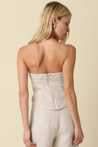 Linen Tube Top