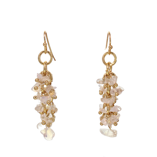 Quartz Crystal Drop Earrings