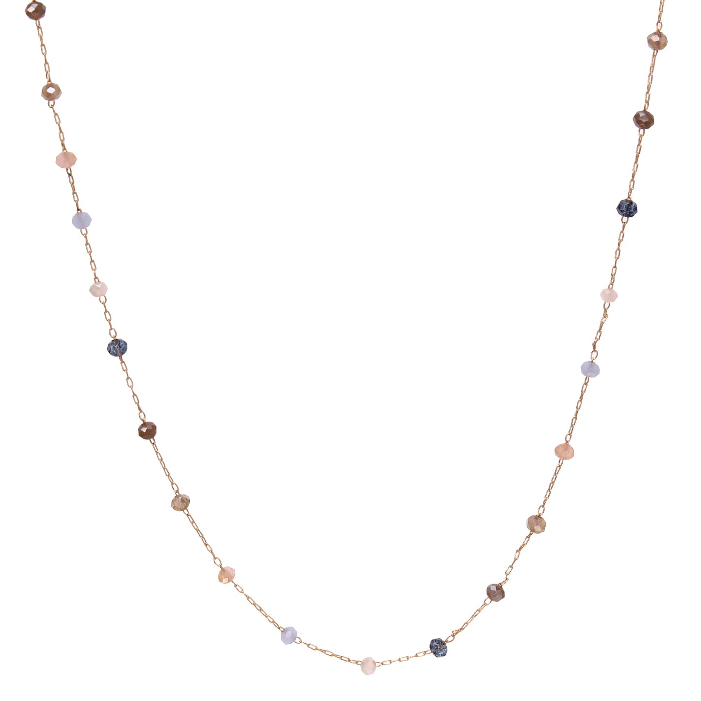 Fine Crystal Chain Necklace