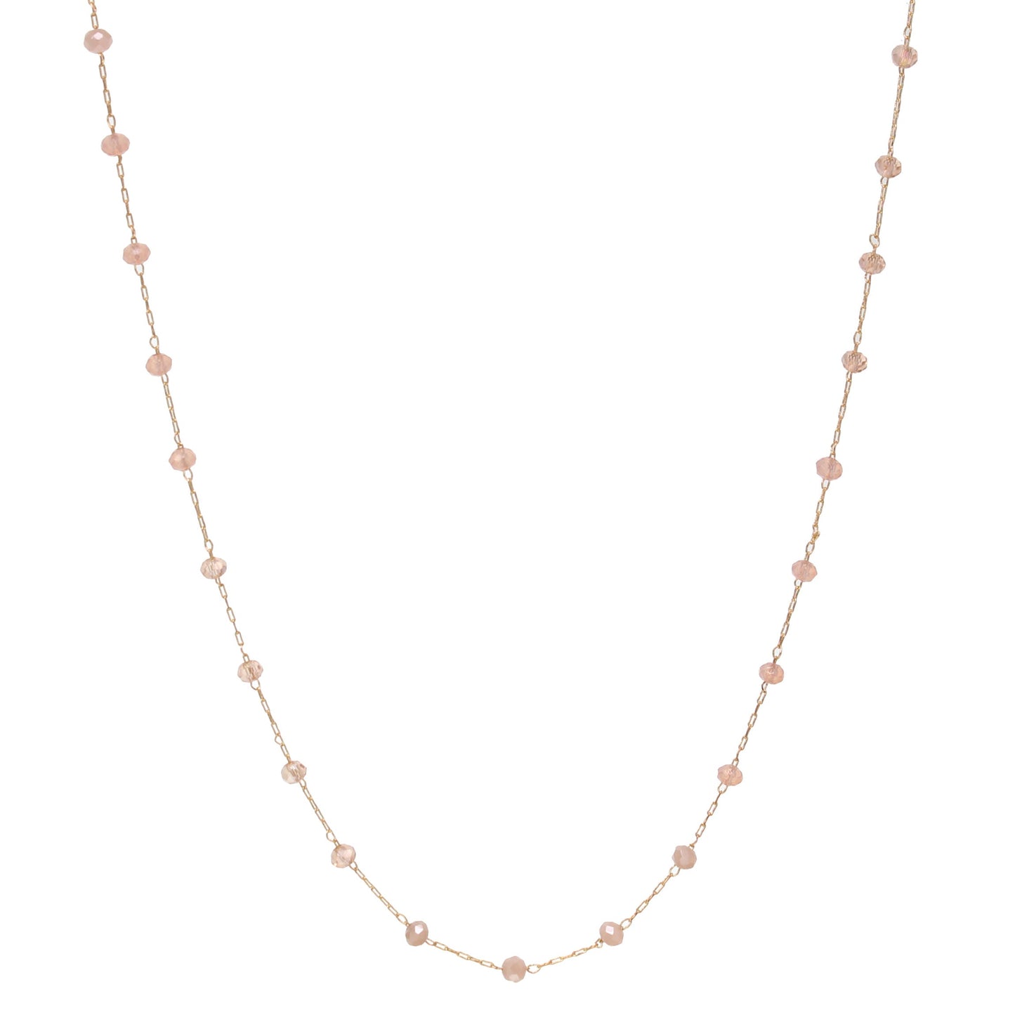 Fine Crystal Chain Necklace