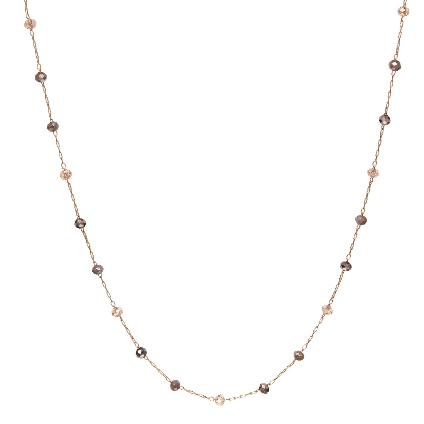 Fine Crystal Chain Necklace