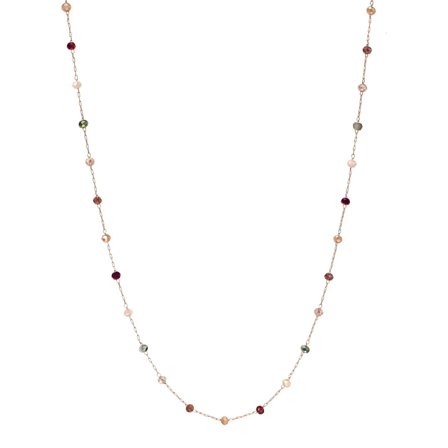 Fine Crystal Chain Necklace
