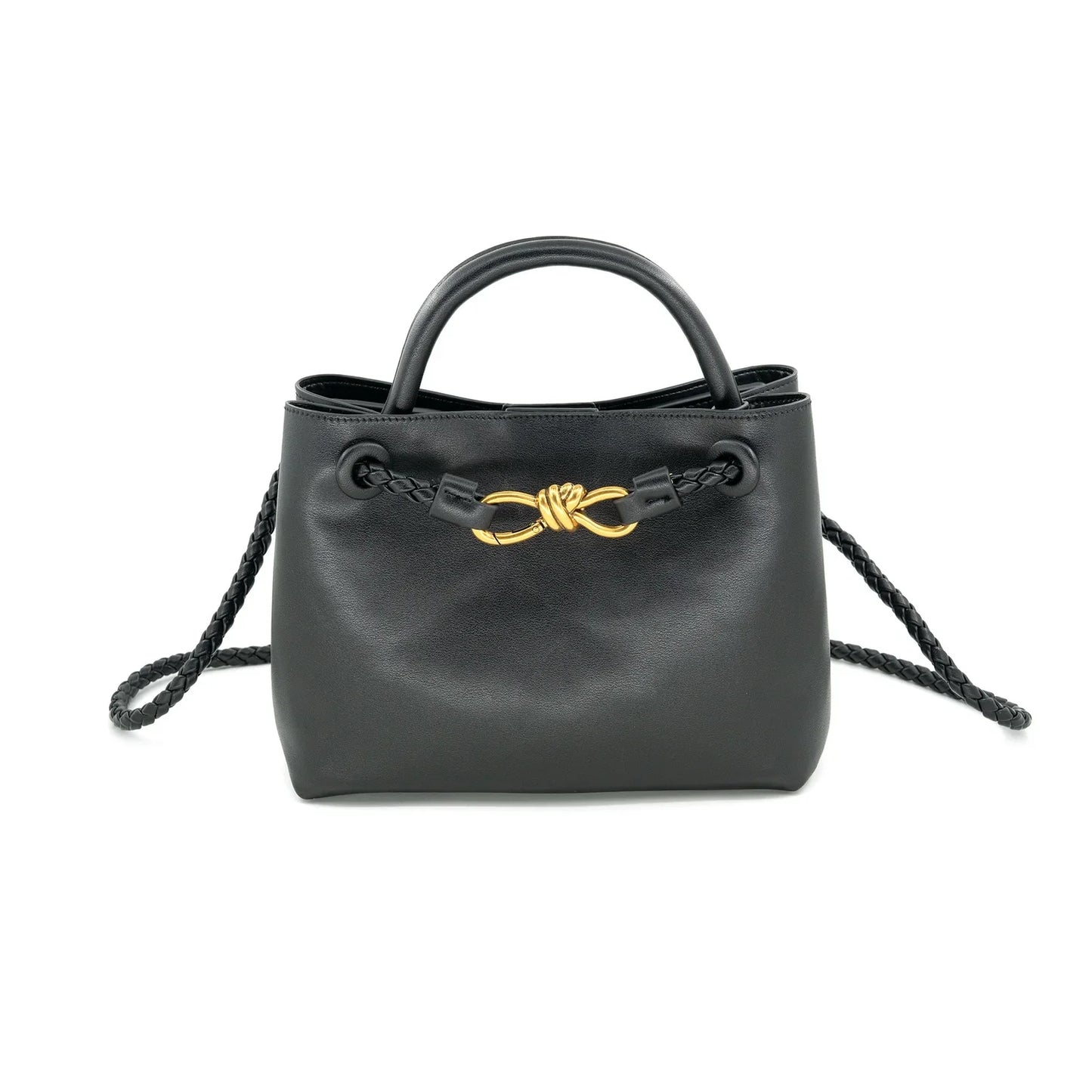 Braided Strap Crossbody Bag