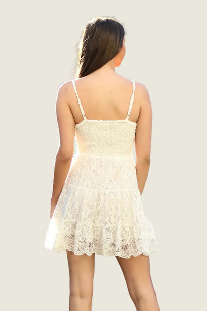 Lace Cut Out Dress