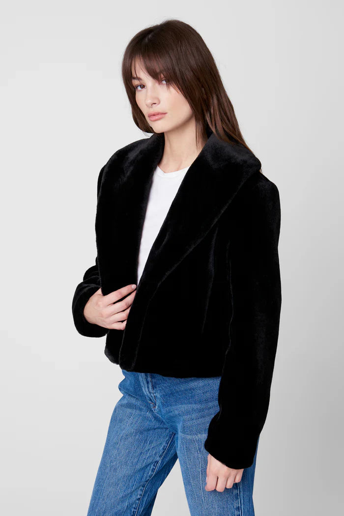 Blank Faux Fur Jacket