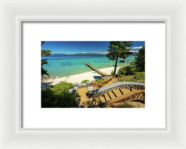36 Million Dollar Lake Tahoe View - Framed Print
