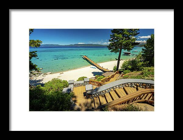 36 Million Dollar Lake Tahoe View - Framed Print