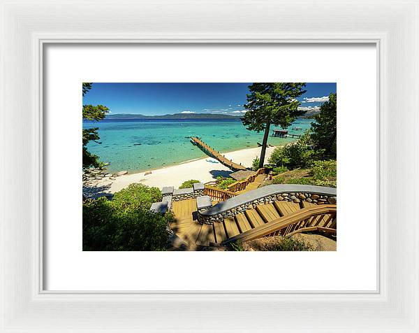 36 Million Dollar Lake Tahoe View - Framed Print