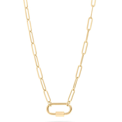 Paperclip Carabiner Necklace