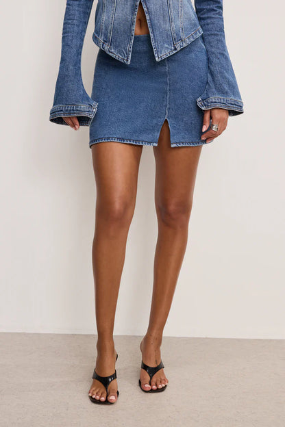 Good American Denim Mini Skirt
