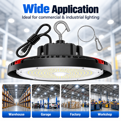 160W UFO LED High Bay Light – 24,000LM 5000K Daylight