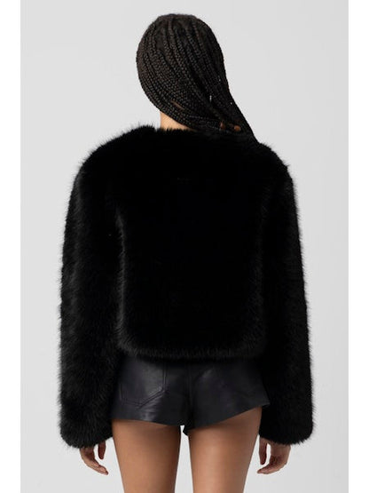 Blank Faux Fur Jacket