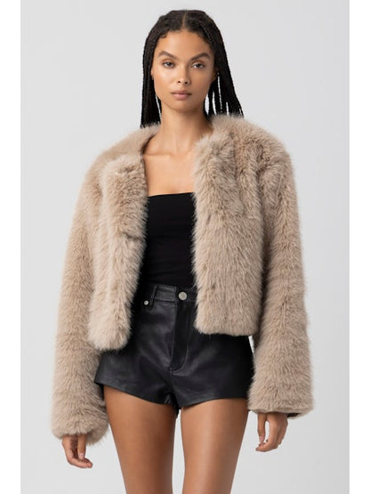 Blank Faux Fur Jacket