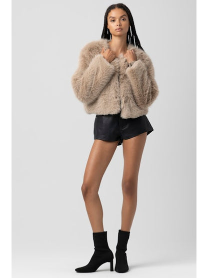 Blank Faux Fur Jacket