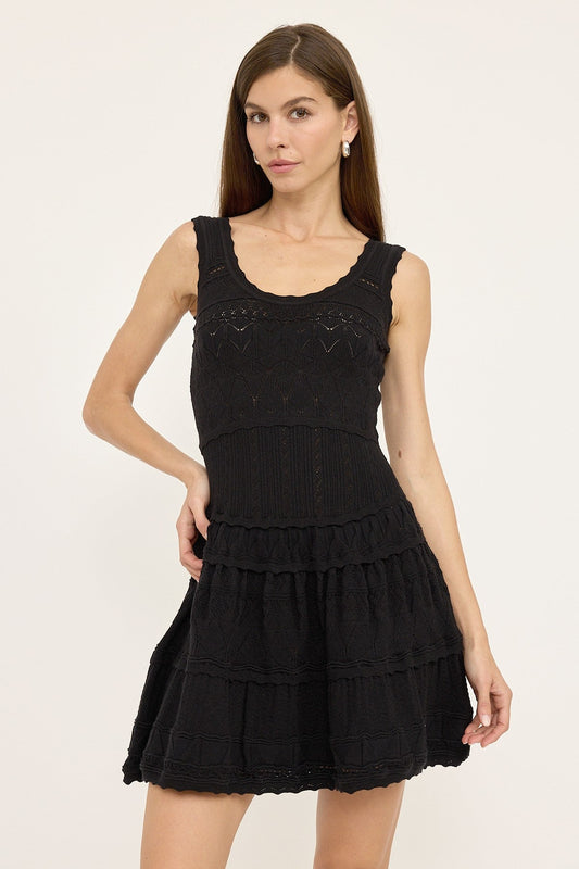 Fit & Flare Knit Dress