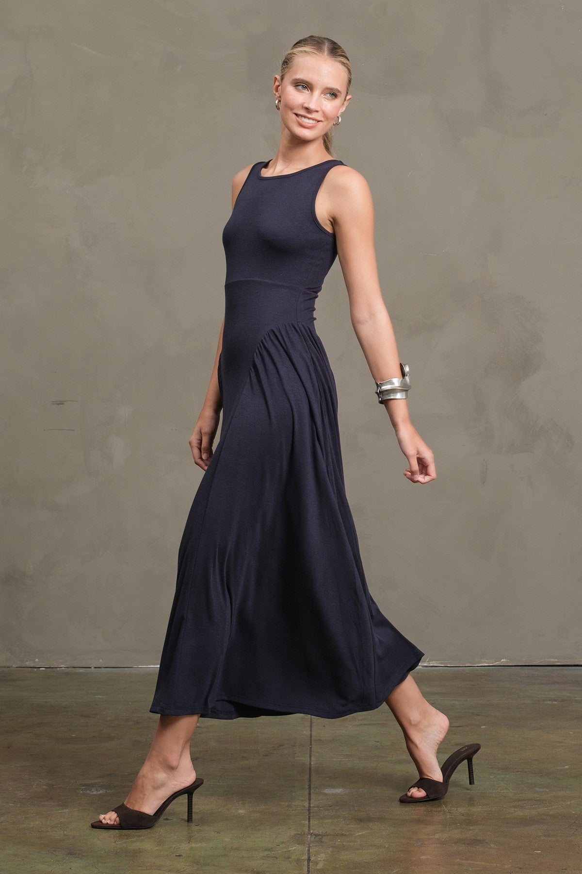 Jersey Midi Dress