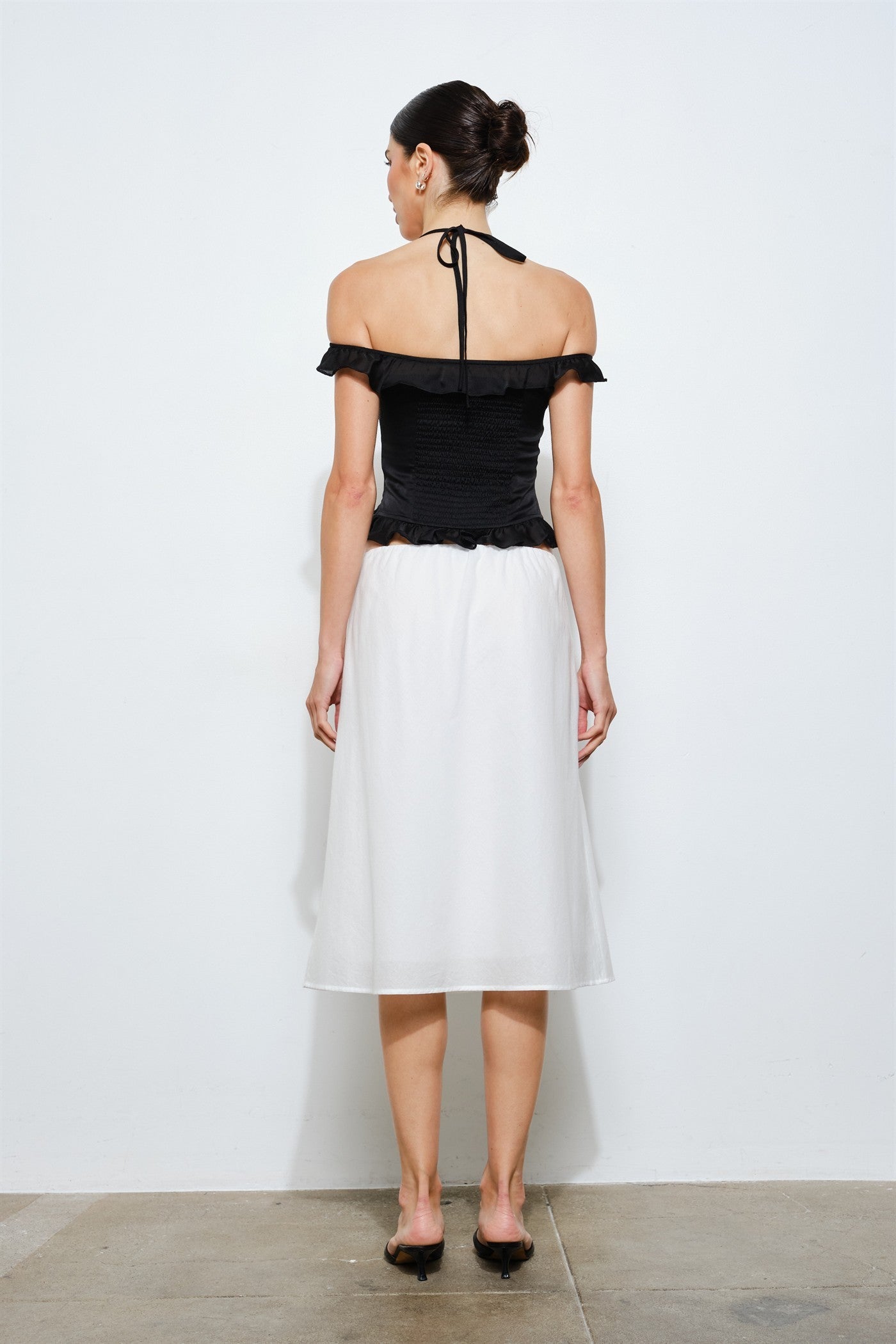 Ruffle Halter Top