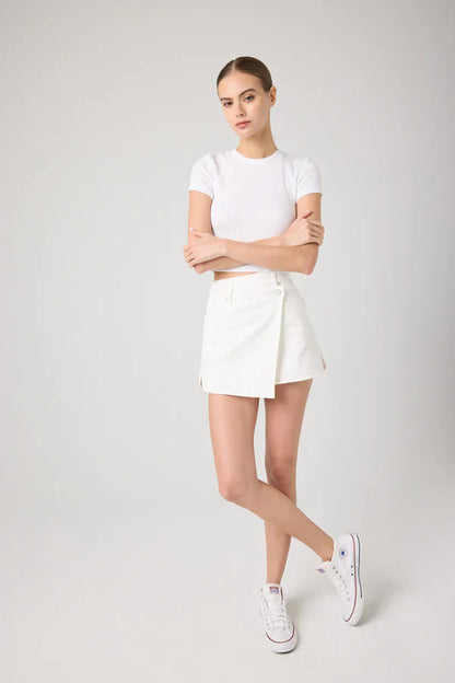 Blank NYC - Crossover Denim Skirt