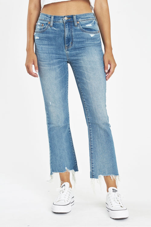 DZ - Shy Girl High Rise Crop Flare