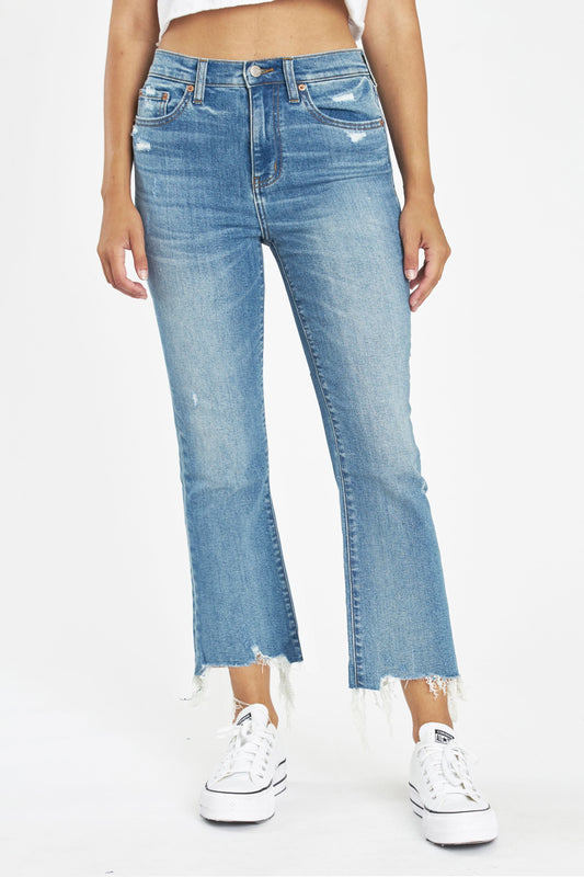 DZ - Shy Girl High Rise Crop Flare