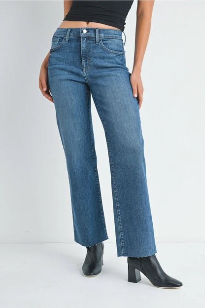 JBD Slim Palazzo with Scissor Cut Jeans