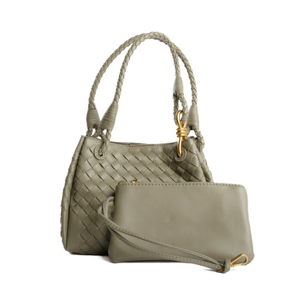 Mini Woven Shoulder Bag